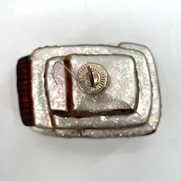 Landmark Creations Taos Pueblo Glass Ornament New Mexico Hand Painted 1998 VTG - Picture 6 of 11